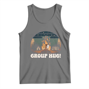Funny Smores Camping Tank Top Group Hug TS12 Black Heather Print Your Wear