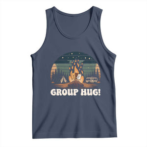 Funny Smores Camping Tank Top Group Hug TS12 Navy Print Your Wear