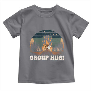 Funny Smores Camping Toddler T Shirt Group Hug TS12 Charcoal Print Your Wear