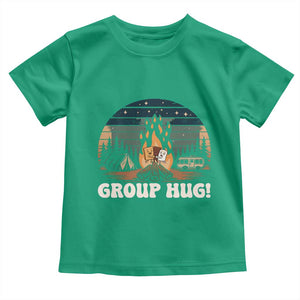 Funny Smores Camping Toddler T Shirt Group Hug TS12 Irish Green Print Your Wear