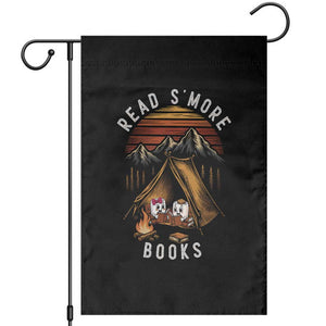 Book Lover Gift Garden Flag Read Smore Books Camping Humor TS12 Black Print Your Wear