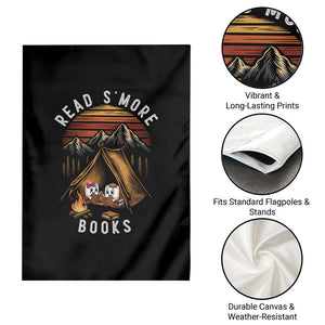 Book Lover Gift Garden Flag Read Smore Books Camping Humor TS12 Print Your Wear