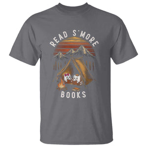 Book Lover Gift T Shirt Read Smore Books Camping Humor TS12 Charcoal Print Your Wear