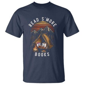 Book Lover Gift T Shirt Read Smore Books Camping Humor TS12 Navy Print Your Wear