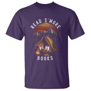 Book Lover Gift T Shirt Read Smore Books Camping Humor TS12 Purple Print Your Wear