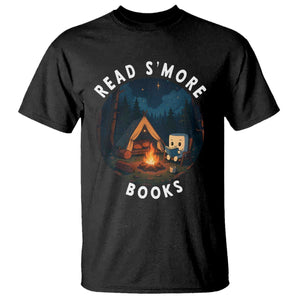 Camping Lover T Shirt Read Smore Books Funny Smores TS12 Black Print Your Wear
