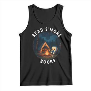 Camping Lover Tank Top Read Smore Books Funny Smores TS12 Black Print Your Wear