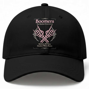 Baby Boomers Baseball Cap The Badass Generation Before All You Sissies Were Born TS12 Print Your Wear