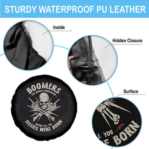 Baby Boomers Proud Spare Tire Cover The Badass Generation Before All You Sissies Were Born TS12 Print Your Wear