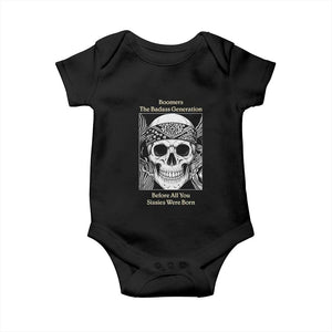 Baby Boomers Generation Baby Onesie Retro Badass Quote Gift TS12 Black Print Your Wear