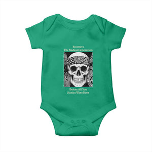 Baby Boomers Generation Baby Onesie Retro Badass Quote Gift TS12 Irish Green Print Your Wear