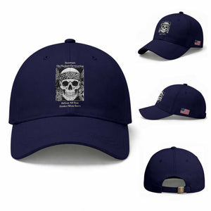 Baby Boomers Generation Baseball Cap Retro Badass Quote Gift TS12 Baseball Cap Universal Fit Dark Blue Print Your Wear