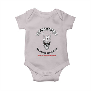 Baby Boomers The Badass Generation Funny Quote Gift Baby Onesie TS12 Ice Gray Print Your Wear