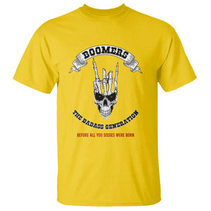 Baby Boomers The Badass Generation Funny Quote Gift T Shirt TS12 Daisy Print Your Wear
