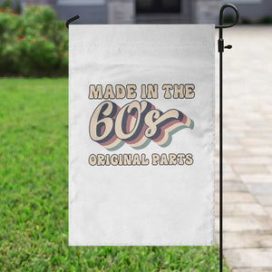 Made In The 60s Original Parts Garden Flag Funny Boomers Birthday Gift TS12 Print Your Wear