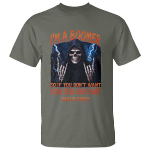 Baby Boomers Sarcastic T Shirt If You Dont Want Feelings Hurt Gift TS12 Military Green Print Your Wear