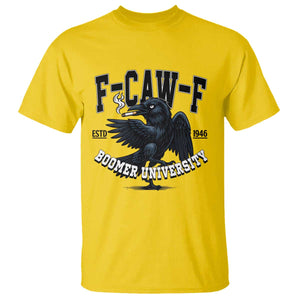 F Caw F T Shirt Baby Boomer University Funny Gift TS12 Daisy Print Your Wear