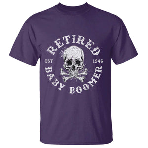 Funny Baby Boomer Retirement T Shirt Gift For Generation TS12 Purple Print Your Wear