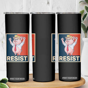Funny Freedom Pig Resistance Movement Political Satire Meme Gift Skinny Tumbler TS12 Print Your Wear