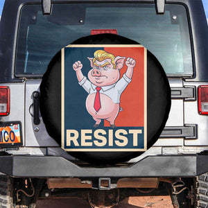 Funny Freedom Pig Resistance Movement Political Satire Meme Gift Spare Tire Cover TS12 No hole Black Print Your Wear