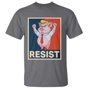Funny Freedom Pig Resistance Movement Political Satire Meme Gift T Shirt TS12 Charcoal Print Your Wear