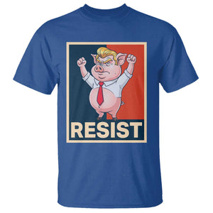 Funny Freedom Pig Resistance Movement Political Satire Meme Gift T Shirt TS12 Royal Blue Print Your Wear