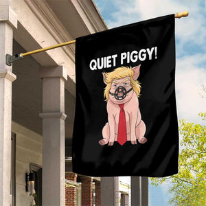 Quiet Quiet Piggy Garden Flag Funny Sarcastic Political Anti Authoritarian TS12 Print Your Wear
