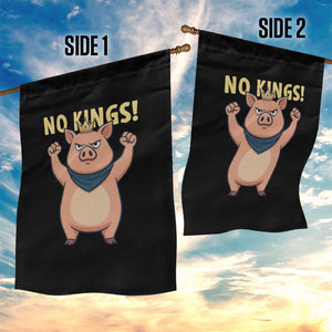 No Kings Pig Garden Flag Resistance Movement Anti Authoritarian Gift TS12 Print Your Wear