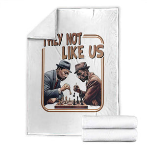 MLK And Malcolm X Throw Blanket They Not Like Us Revolutionary Leaders TS12 Black Print Your Wear