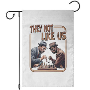 MLK And Malcolm X Garden Flag They Not Like Us Revolutionary Leaders TS12 Black Print Your Wear