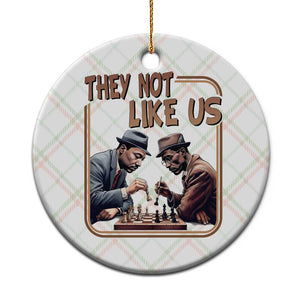 MLK And Malcolm X Ceramic Ornament They Not Like Us Revolutionary Leaders TS12 1pc Christmas Plaid Print Your Wear