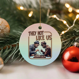 MLK And Malcolm X Ceramic Ornament They Not Like Us Revolutionary Leaders TS12 1pc Pastel Print Your Wear