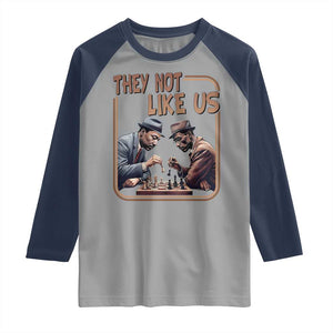 MLK And Malcolm X Raglan Shirt They Not Like Us Revolutionary Leaders TS12 Sport Gray Navy Print Your Wear