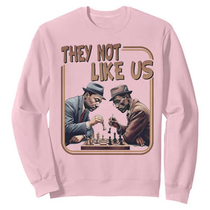 MLK And Malcolm X Sweatshirt They Not Like Us Revolutionary Leaders TS12 Light Pink Print Your Wear