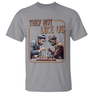 MLK And Malcolm X T Shirt - They Not Like Us Revolutionary Leaders TS12 Sport Gray Print Your Wear