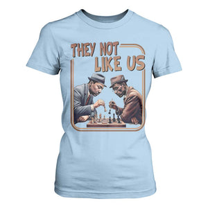 MLK And Malcolm X T Shirt For Women They Not Like Us Revolutionary Leaders TS12 Light Blue Print Your Wear
