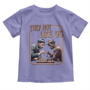 MLK And Malcolm X Toddler T Shirt They Not Like Us Revolutionary Leaders TS12 Violet Print Your Wear