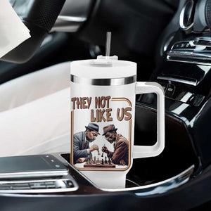 MLK And Malcolm X Tumbler With Handle They Not Like Us Revolutionary Leaders TS12 Print Your Wear