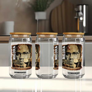 Education Is The Passport To The Future Glass Can Malcolm X Quote TS12 Print Your Wear