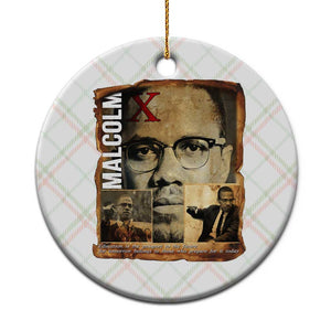 Education Is The Passport To The Future Ceramic Ornament Malcolm X Quote TS12 1pc Christmas Plaid Print Your Wear
