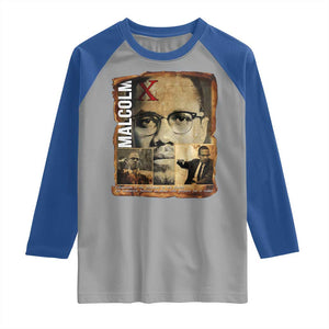Education Is The Passport To The Future Raglan Shirt Malcolm X Quote TS12 Sport Gray Royal Print Your Wear