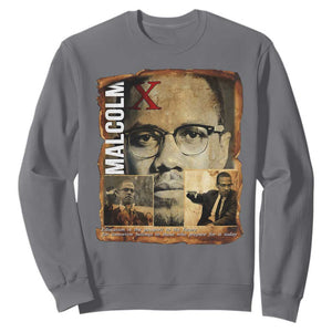 Education Is The Passport To The Future Sweatshirt Malcolm X Quote TS12 Charcoal Print Your Wear