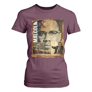 Education Is The Passport To The Future T Shirt For Women Malcolm X Quote TS12 Maroon Print Your Wear