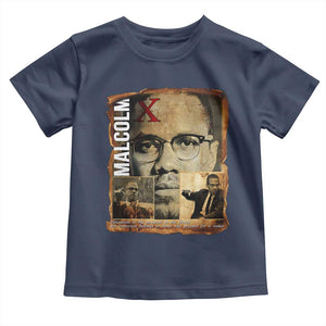 Education Is The Passport To The Future Toddler T Shirt Malcolm X Quote TS12 Navy Print Your Wear