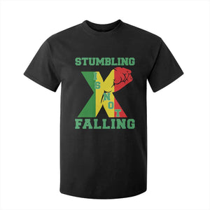 Stumbling Is Not Falling T Shirt For Kid African American Black History Month TS12 Black Print Your Wear