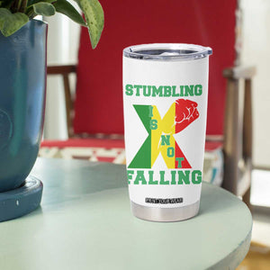 Stumbling Is Not Falling Tumbler Cup African American Black History Month TS12 Print Your Wear