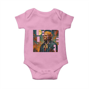 Lead Like Harriet Baby Onesie Black History Month Juneteenth Quote TS12 Light Pink Print Your Wear