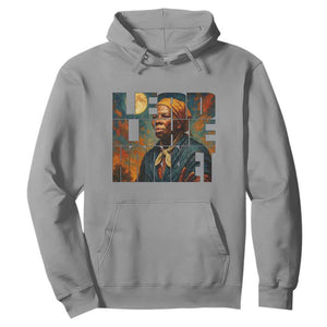 Lead Like Harriet Hoodie Black History Month Juneteenth Quote TS12 Sport Gray Print Your Wear