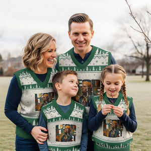 Lead Like Harriet V-Neck Knit Sweater Vest Black History Month Juneteenth Quote TS12 Beige Green Print Your Wear