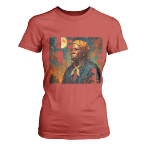 Lead Like Harriet T Shirt For Women Black History Month Juneteenth Quote TS12 Red Print Your Wear